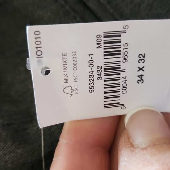 Gap mens ultimate slim khaki, grey size 34 x 32 - Picture 4 of 5